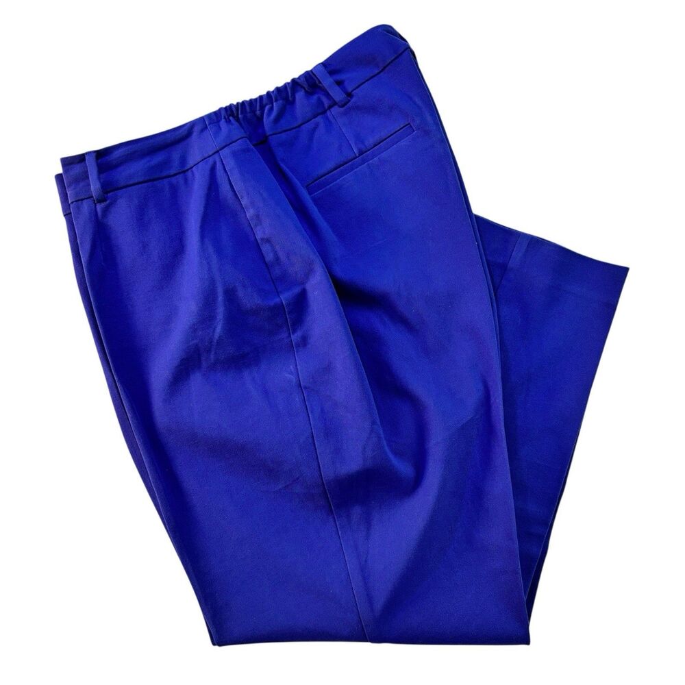 Talbots Straight Leg Pants in Electric Blue